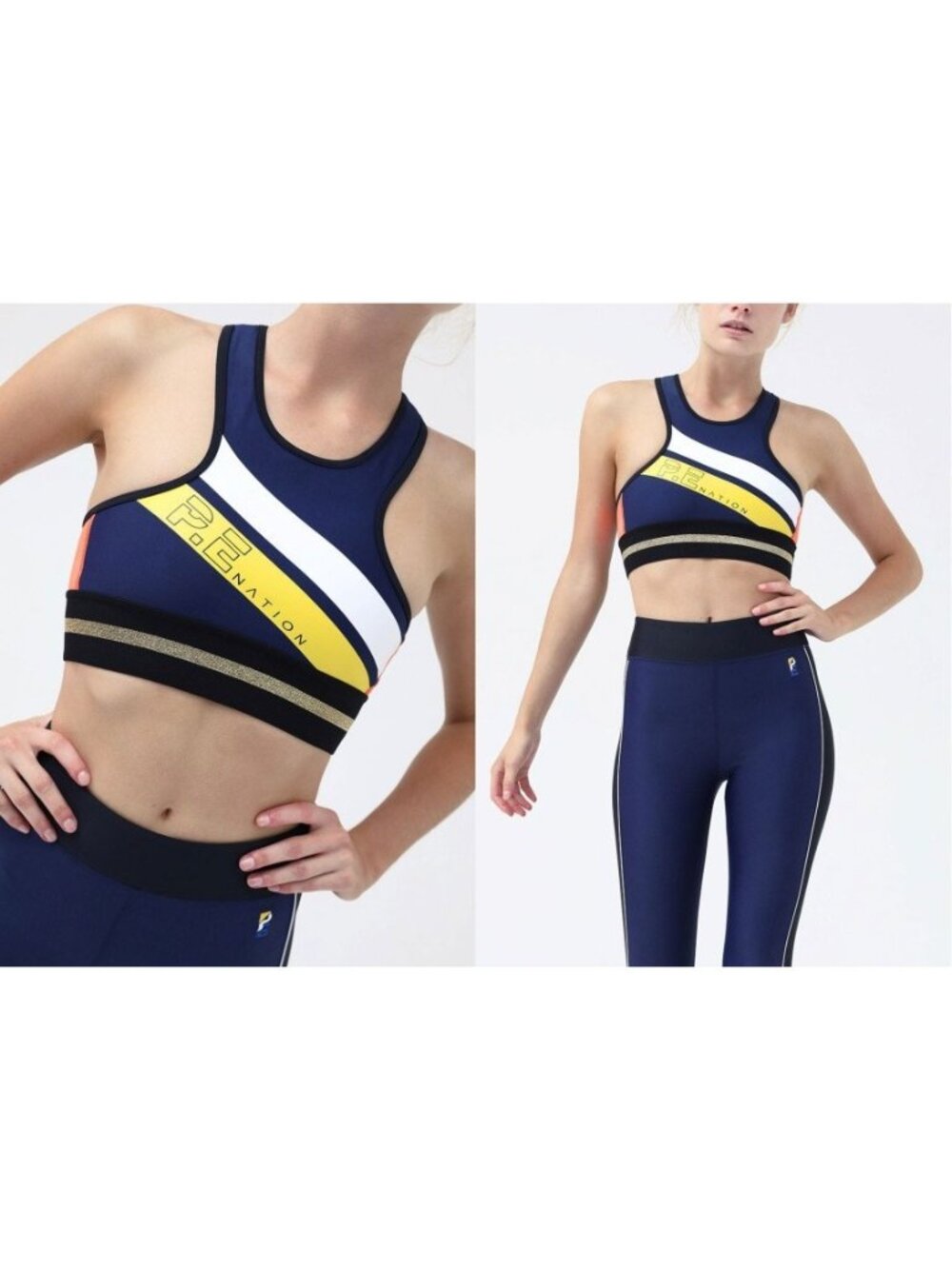 P.E Nation Sports Bra S Small Unlined Unpadded Wireless Wide Band Pullover